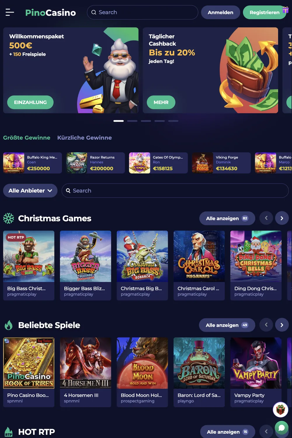 Pino Casino Bewertung